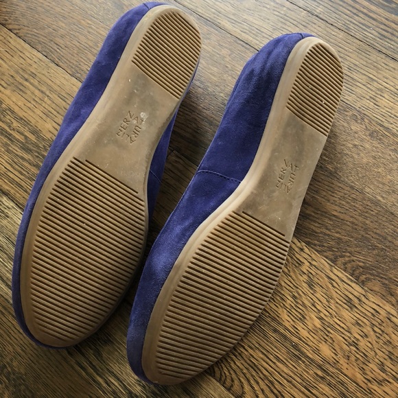 EUC blue suede ballet flats - timeless style by Naturalizer - Picture 3 of 5